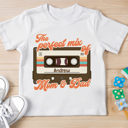 The Perfect Mix Of Mom & Dad Cassette Design