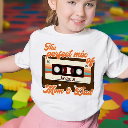 The Perfect Mix Of Mom & Dad Cassette Design