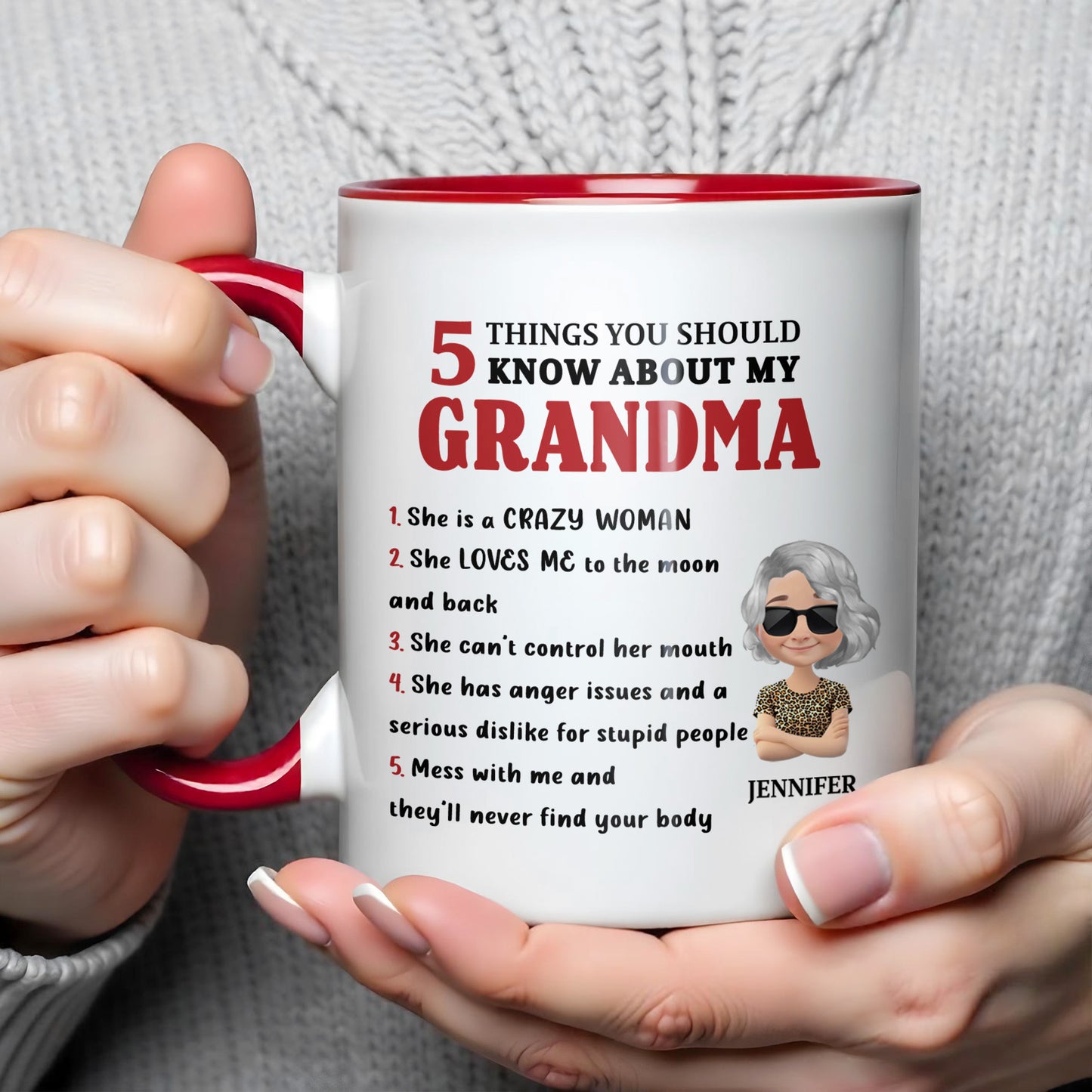 5 Things You Should Know About My Grandma, Cartoon Grandma