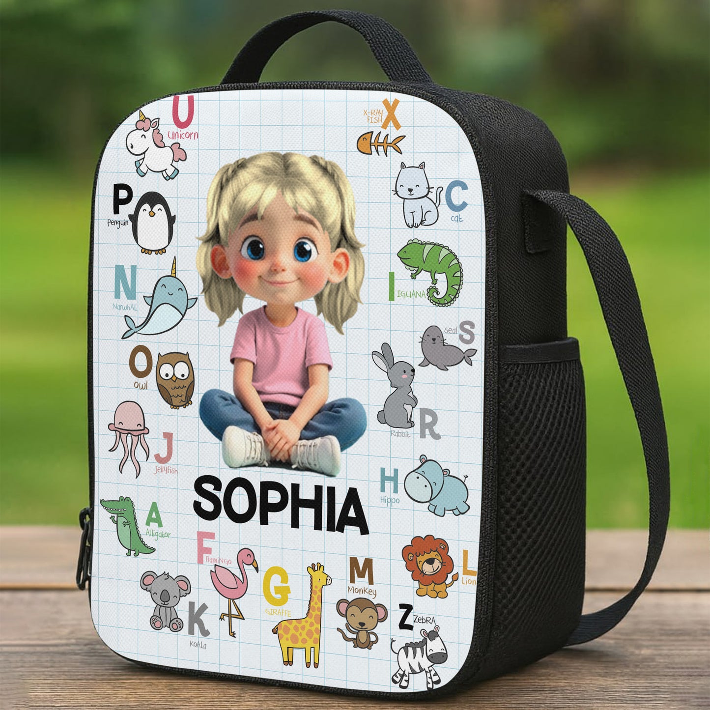 Customize Your Child's Name With Alphabet Animals