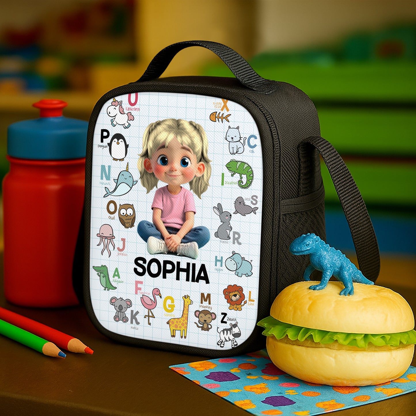 Customize Your Child's Name With Alphabet Animals