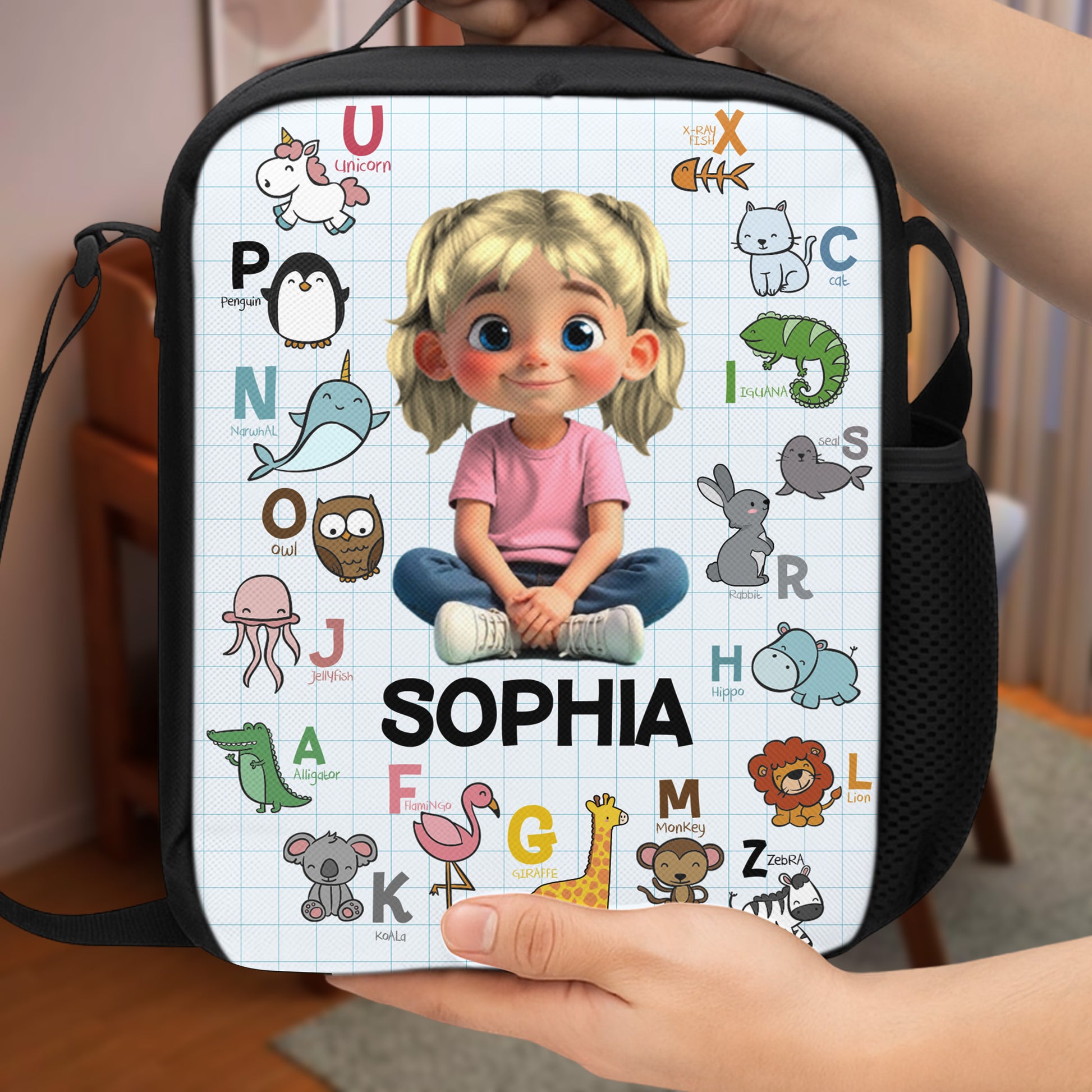 Customize Your Child's Name With Alphabet Animals