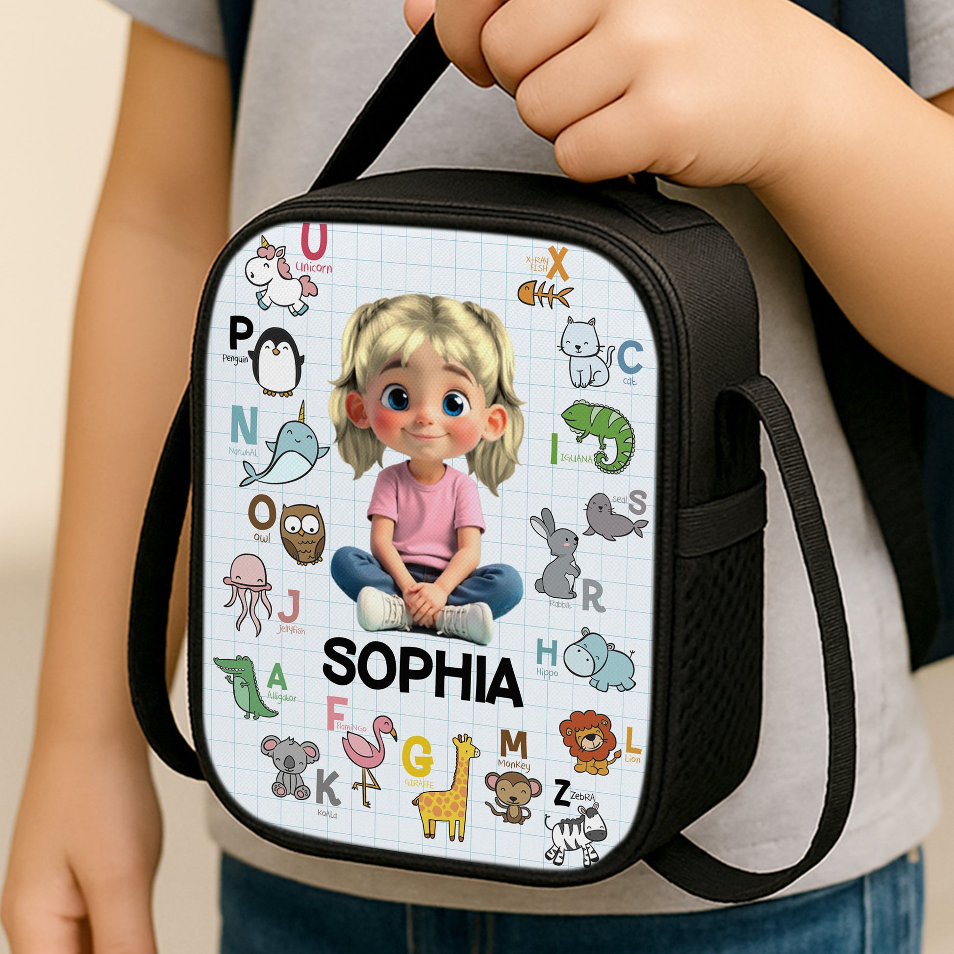 Customize Your Child's Name With Alphabet Animals