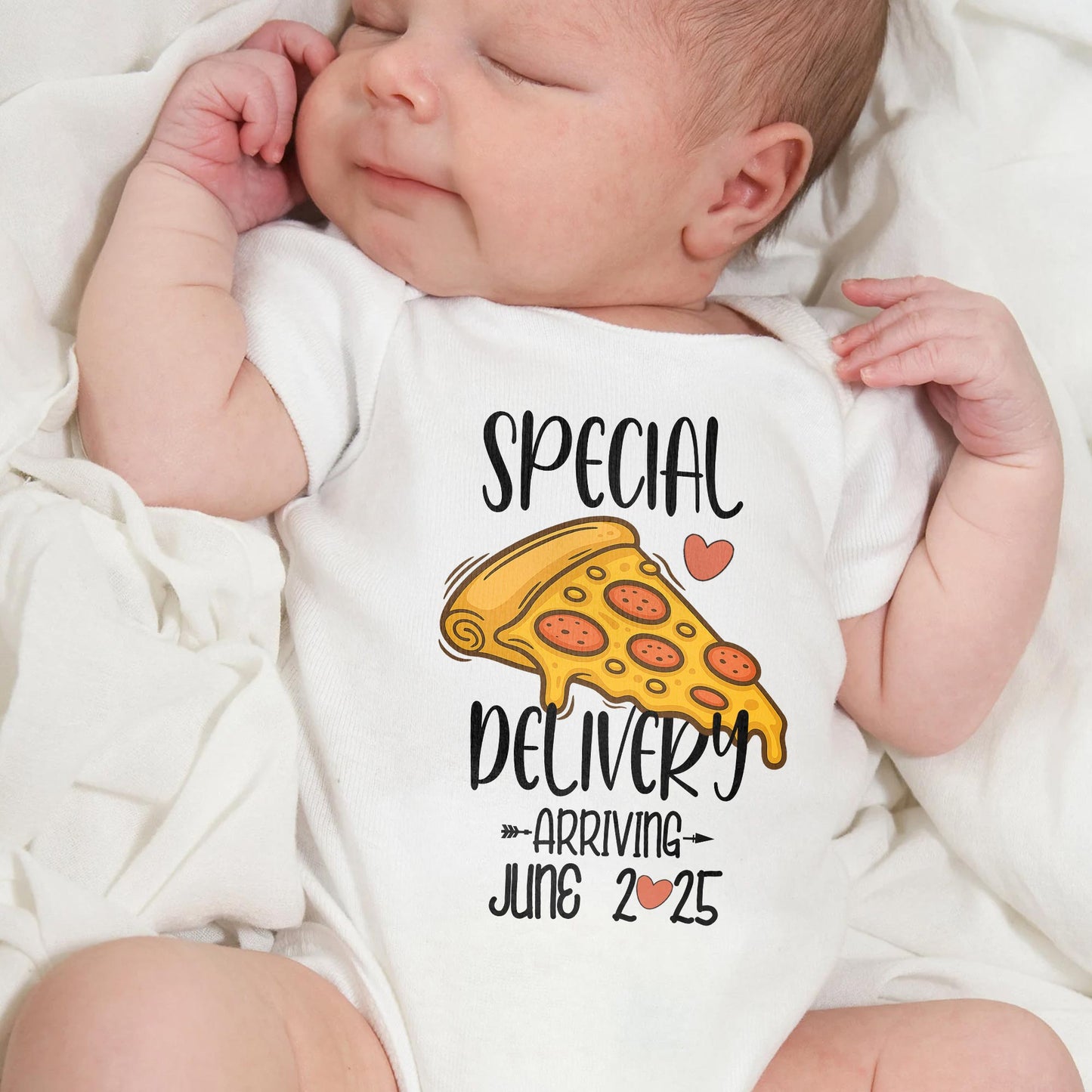 Special Delivery Arriving, Pizza Slice Design