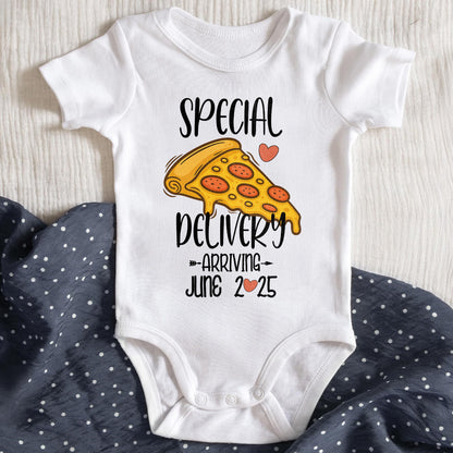 Special Delivery Arriving, Pizza Slice Design