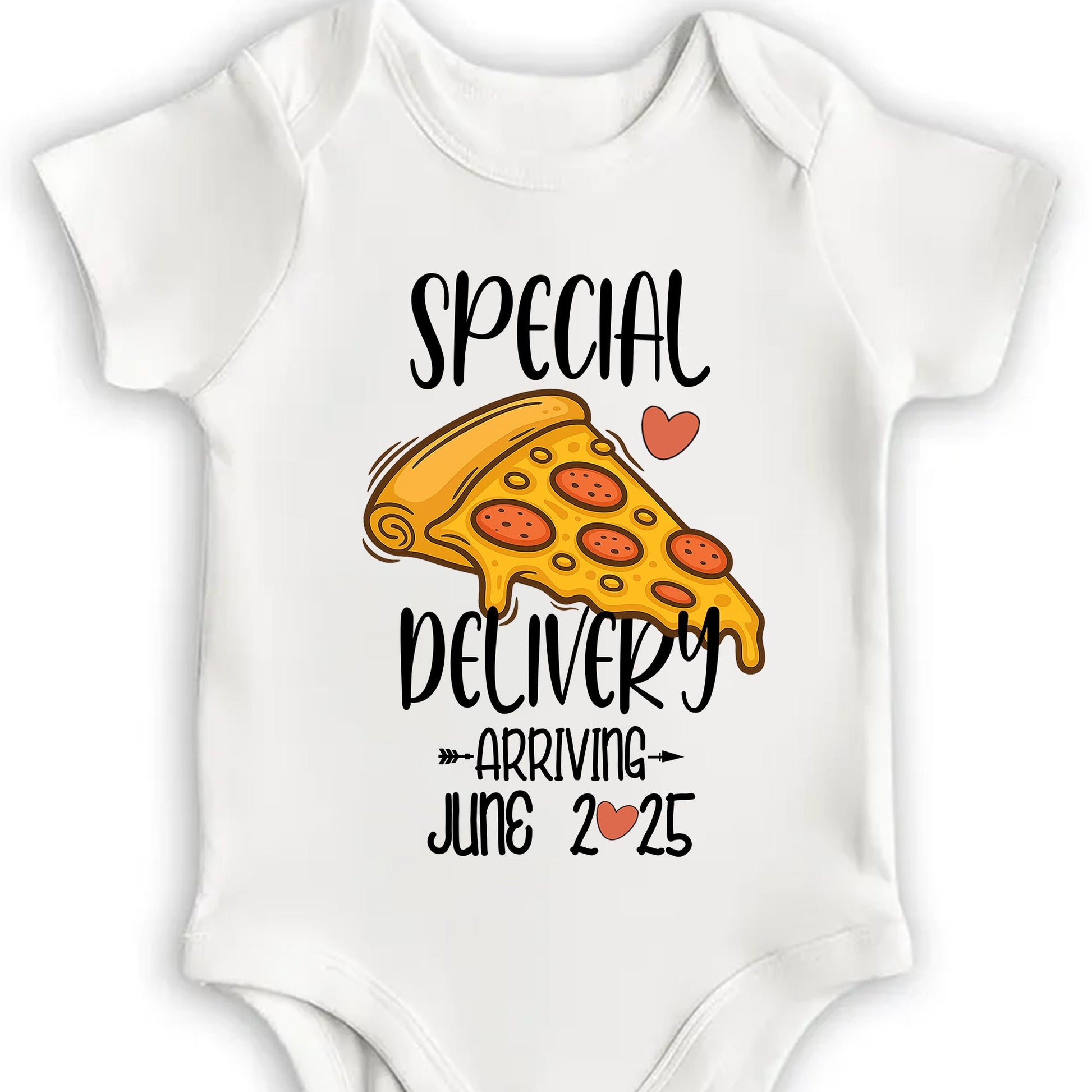 Special Delivery Arriving, Pizza Slice Design