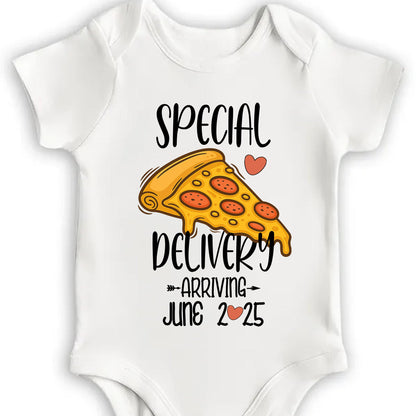Special Delivery Arriving, Pizza Slice Design