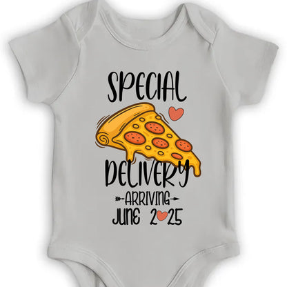 Special Delivery Arriving, Pizza Slice Design