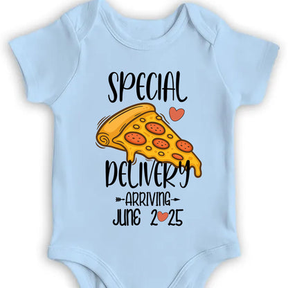 Special Delivery Arriving, Pizza Slice Design