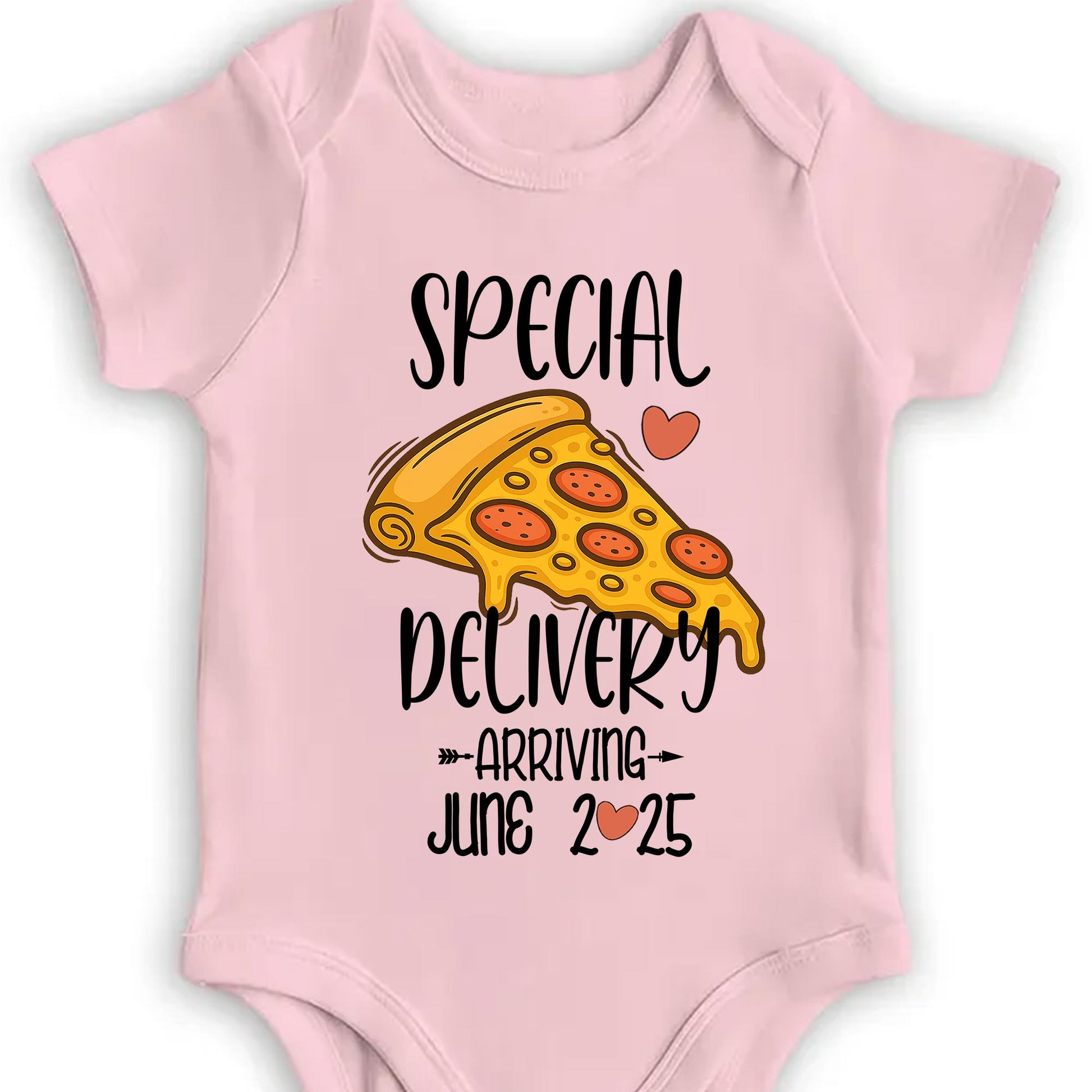 Special Delivery Arriving, Pizza Slice Design