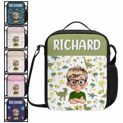 Your Child’s Name With Dinosaurs And Palm Trees