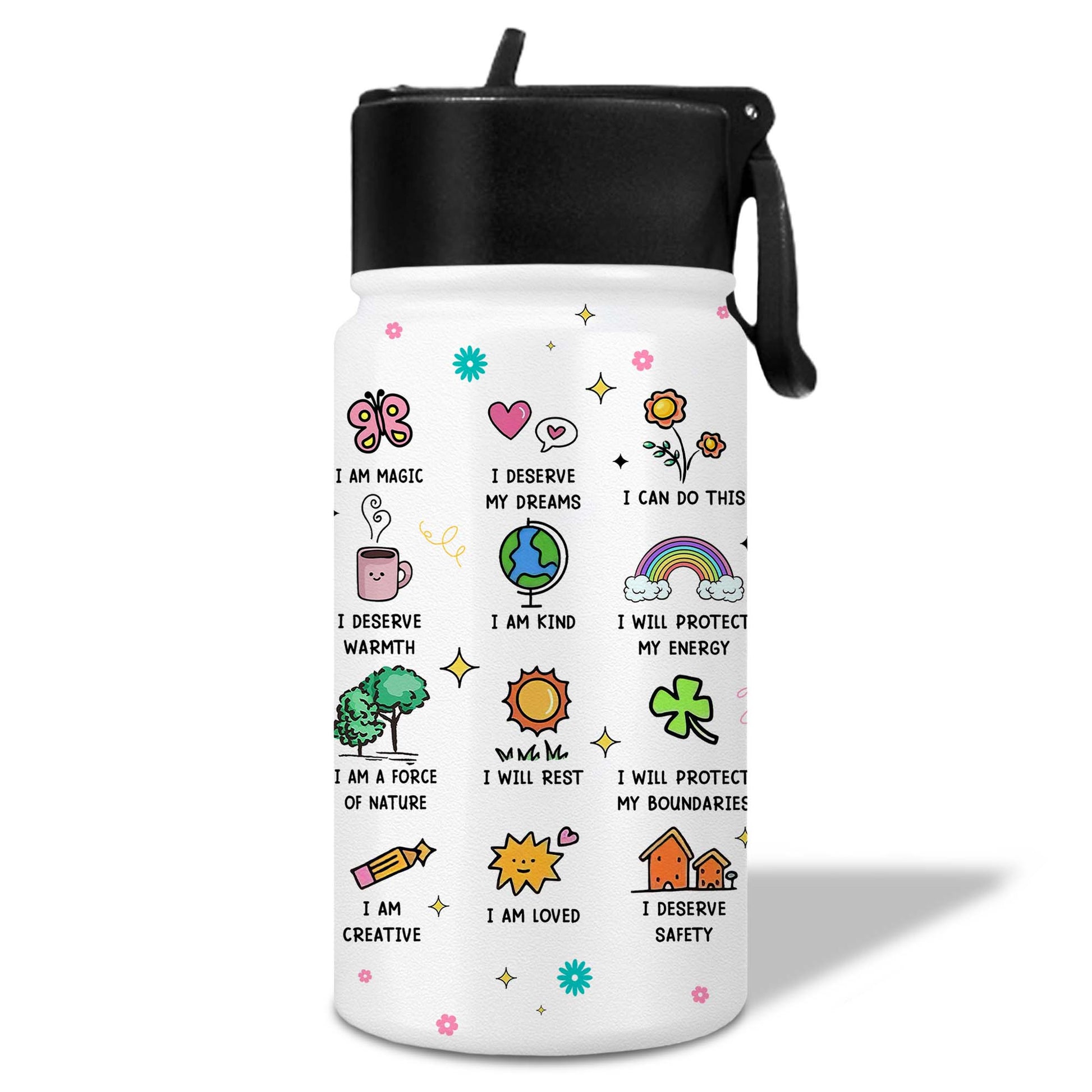 I Am Magic, I Deserve My Dreams, I Can Do This, With Rainbow And Sun