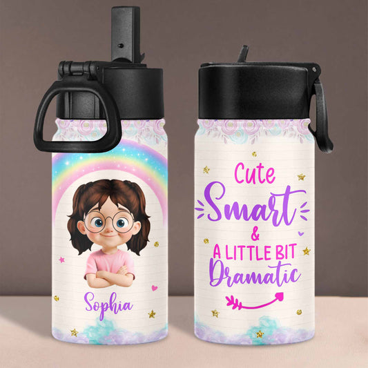 Cute, Smart & A Little Bit Dramatic Water Bottle