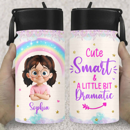 Cute, Smart & A Little Bit Dramatic Water Bottle
