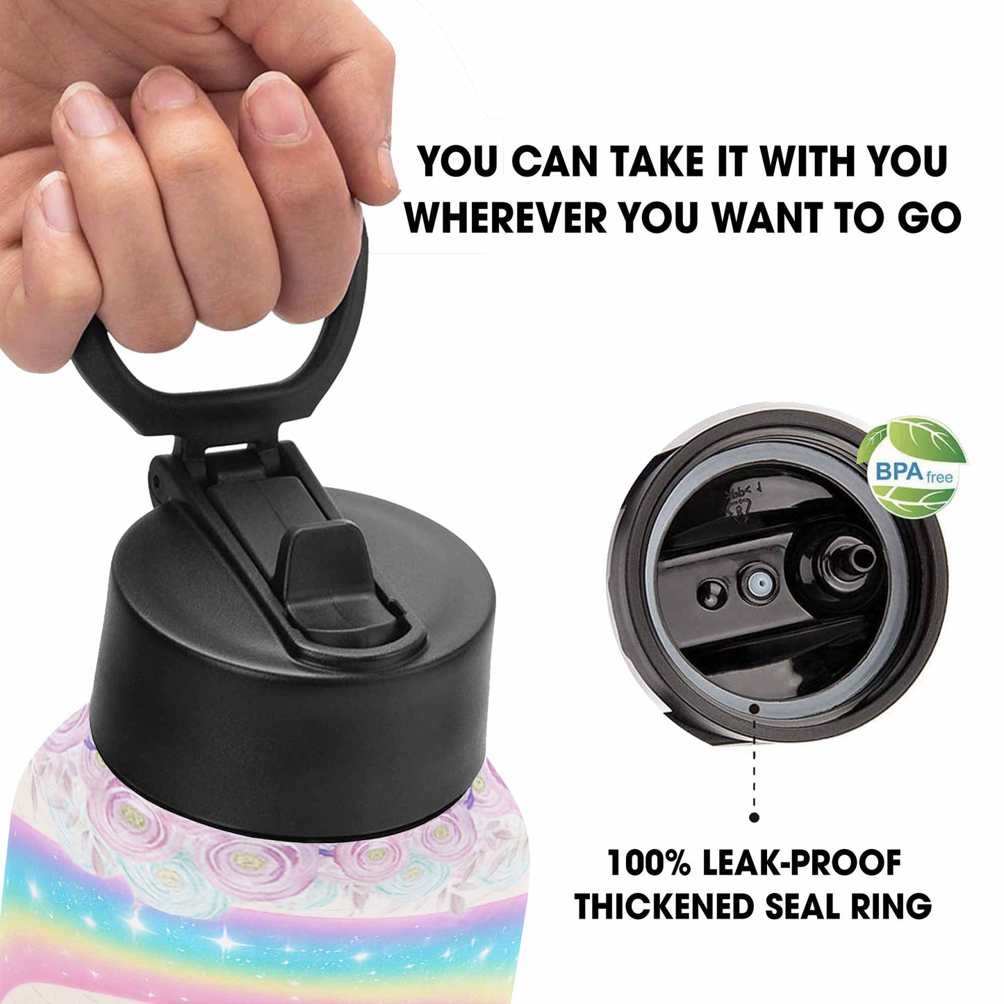 Cute, Smart & A Little Bit Dramatic Water Bottle