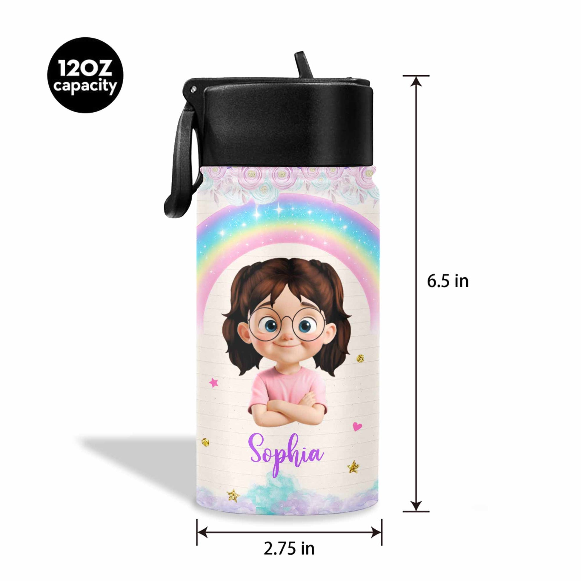 Cute, Smart & A Little Bit Dramatic Water Bottle