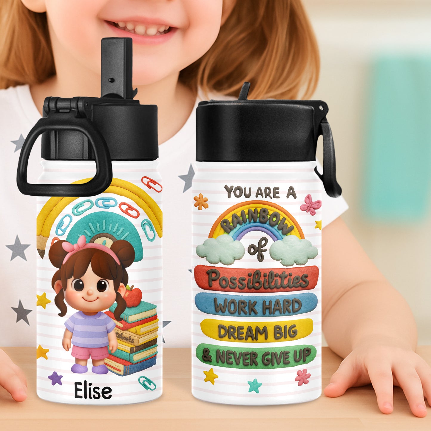 Celebrate Learning And Fun With Young Girl And Books