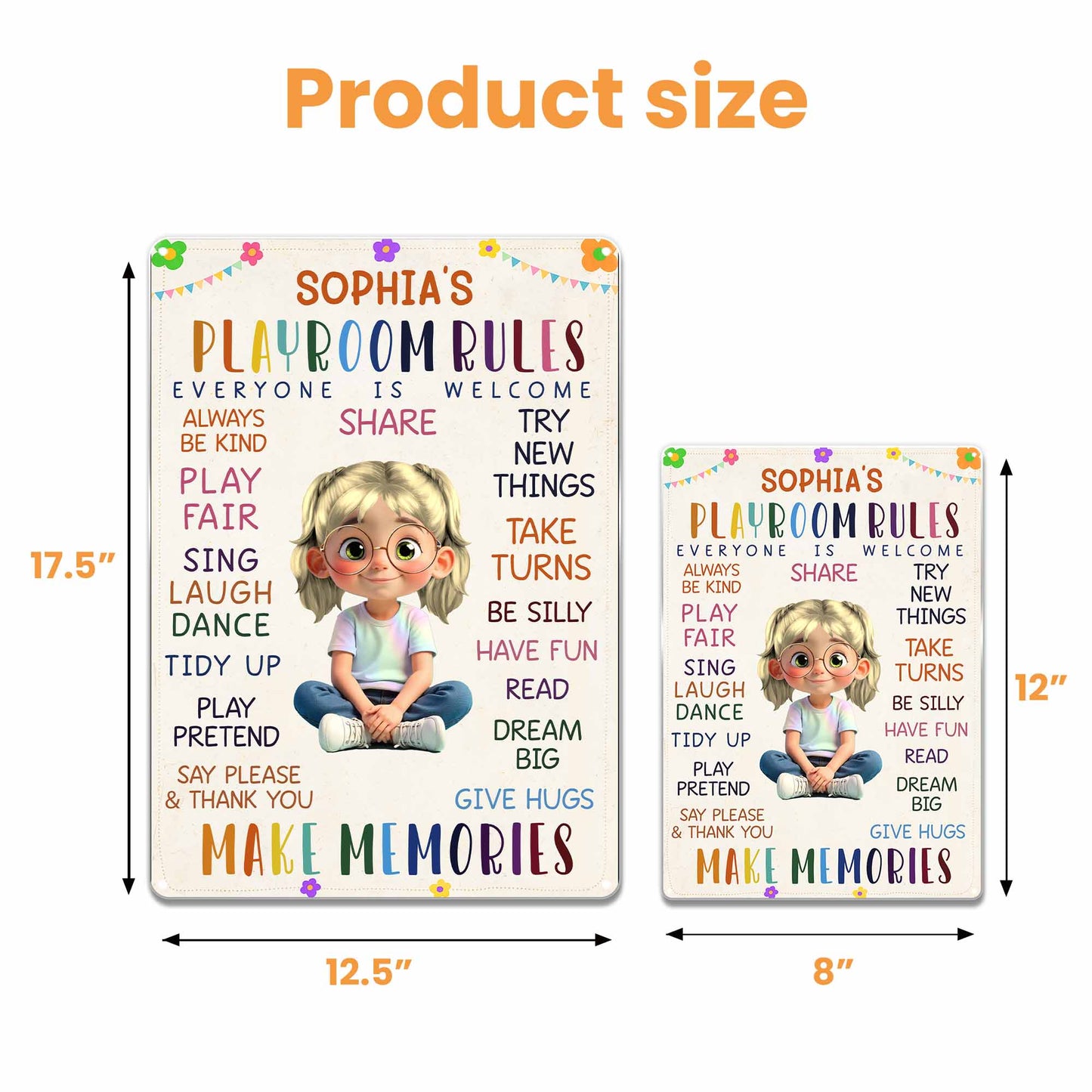 Everyone Welcome To Share And Make Memories, Animated Girl