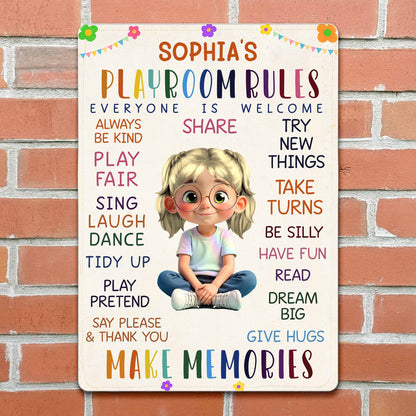 Everyone Welcome To Share And Make Memories, Animated Girl