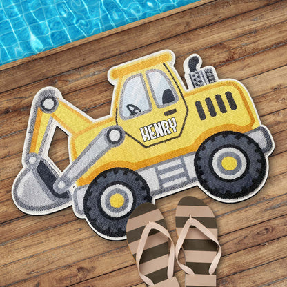 Customizable Construction Vehicle Doormat