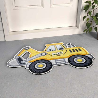 Customizable Construction Vehicle Doormat