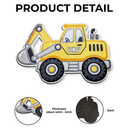 Customizable Construction Vehicle Doormat