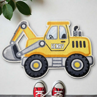 Customizable Construction Vehicle Doormat