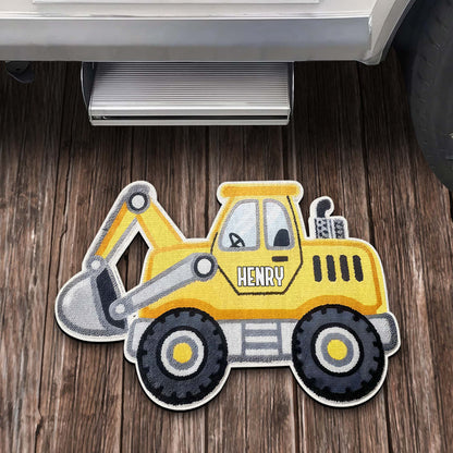 Customizable Construction Vehicle Doormat