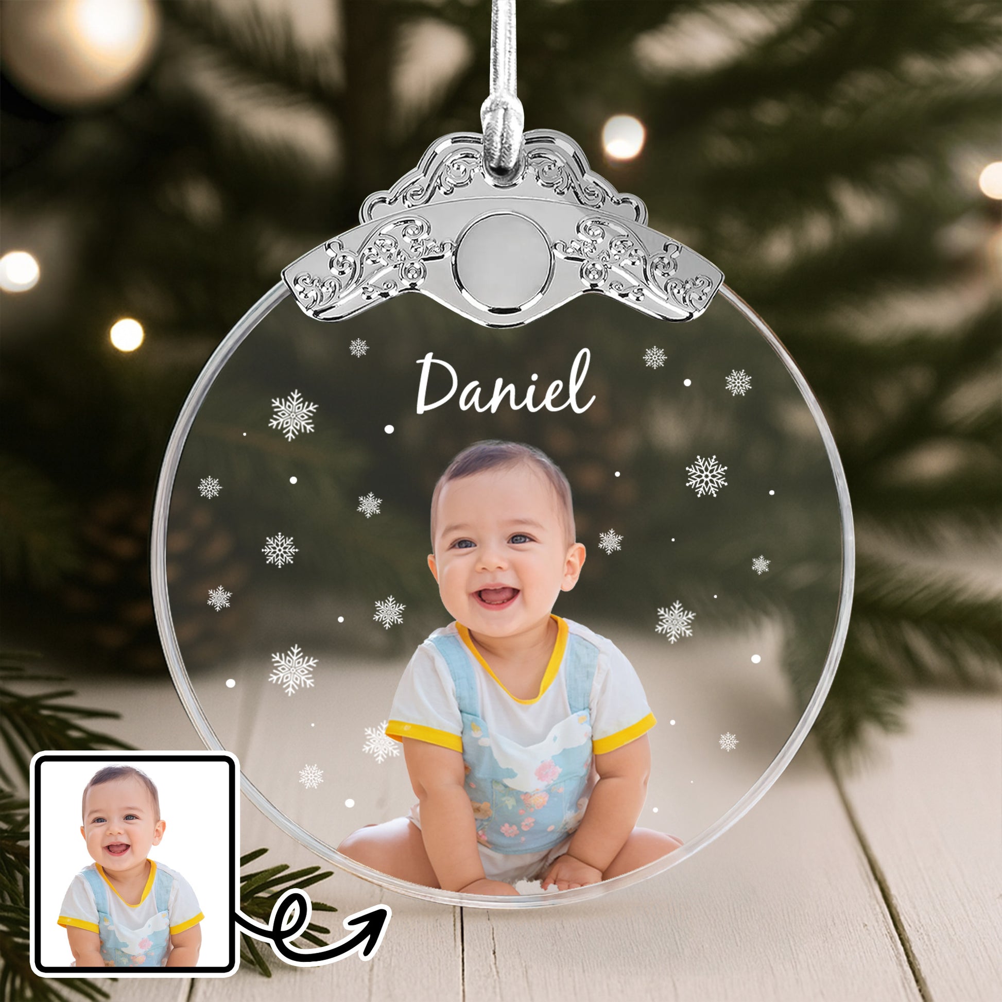 Create A Personalized Memento With Festive Snowflakes