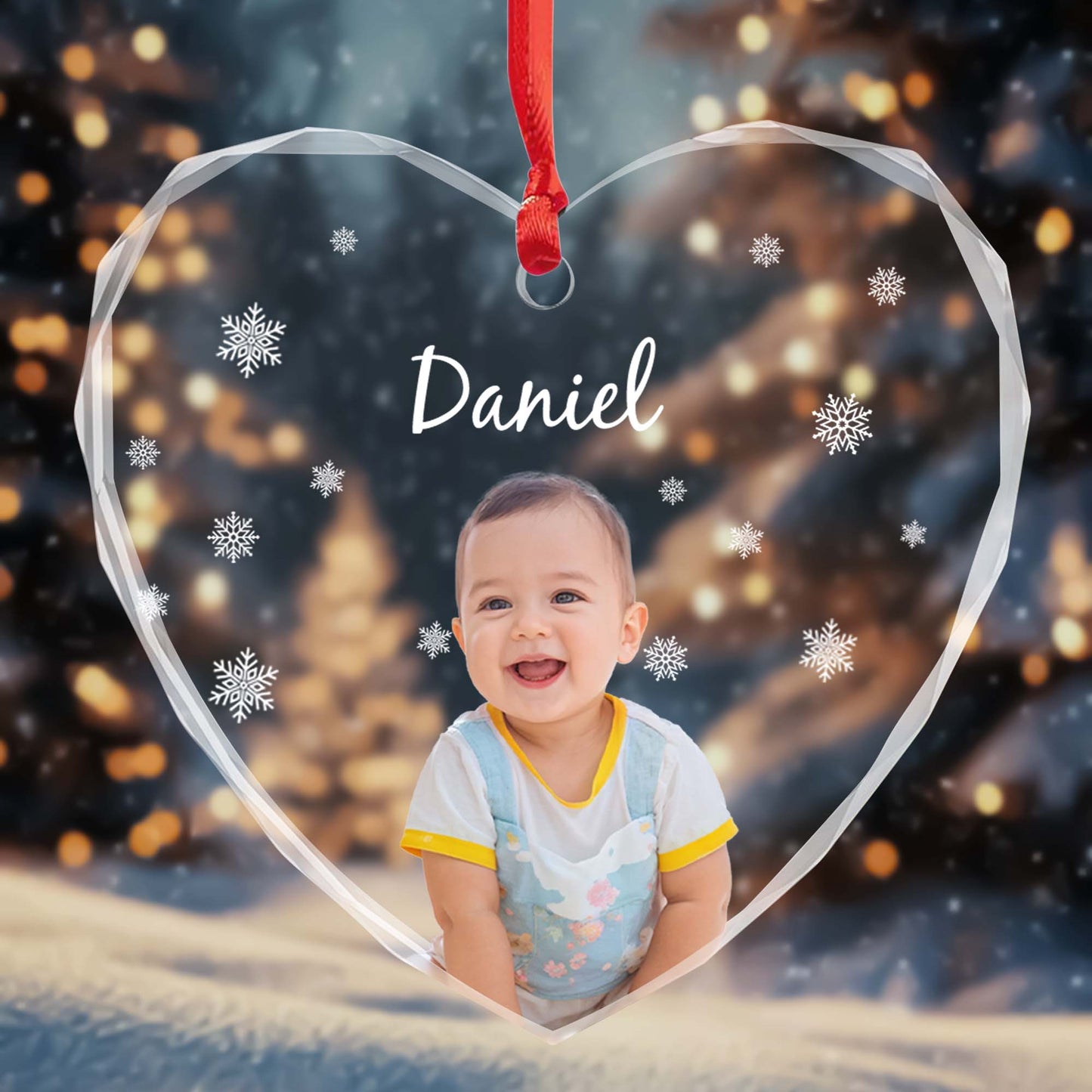 Capture Precious Moments In A Heart-Shaped Ornament