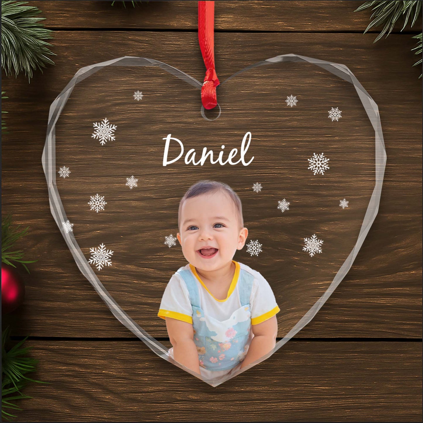 Capture Precious Moments In A Heart-Shaped Ornament