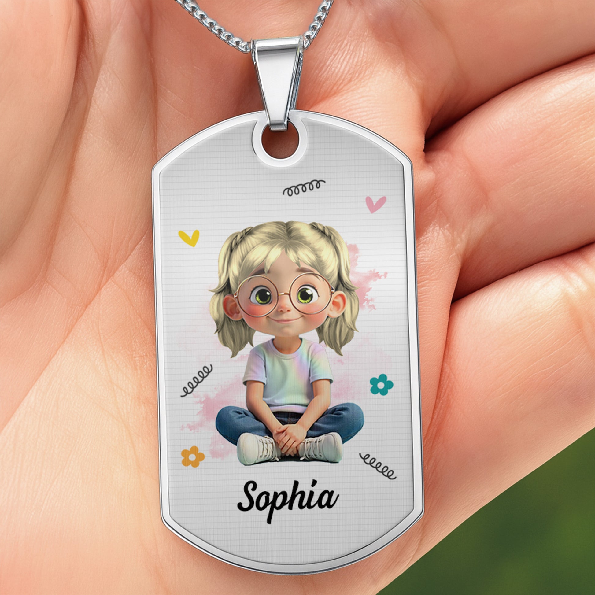 Little Reminders You Are Enough With Girl And Hearts