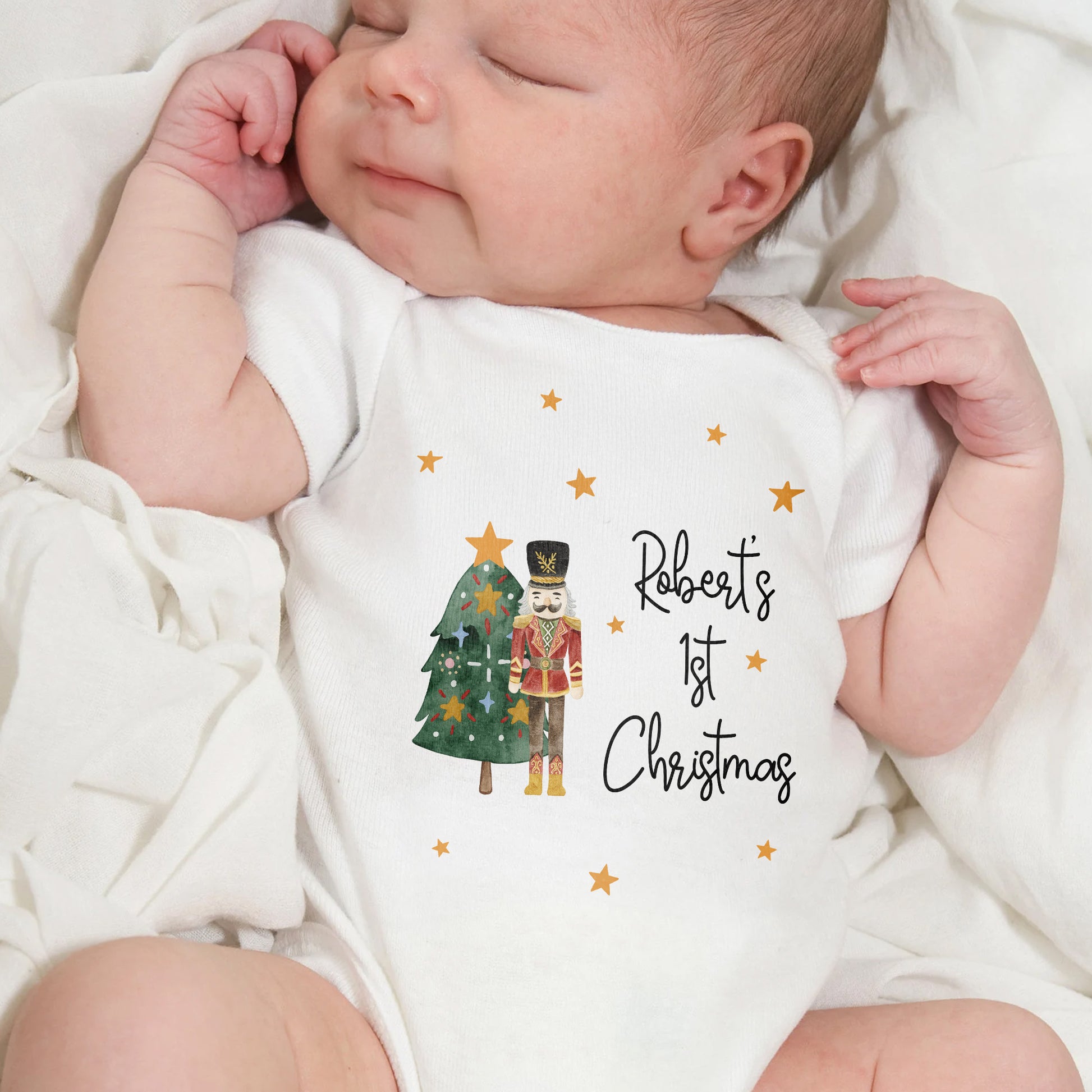 1st Christmas With Nutcracker And Christmas Tree