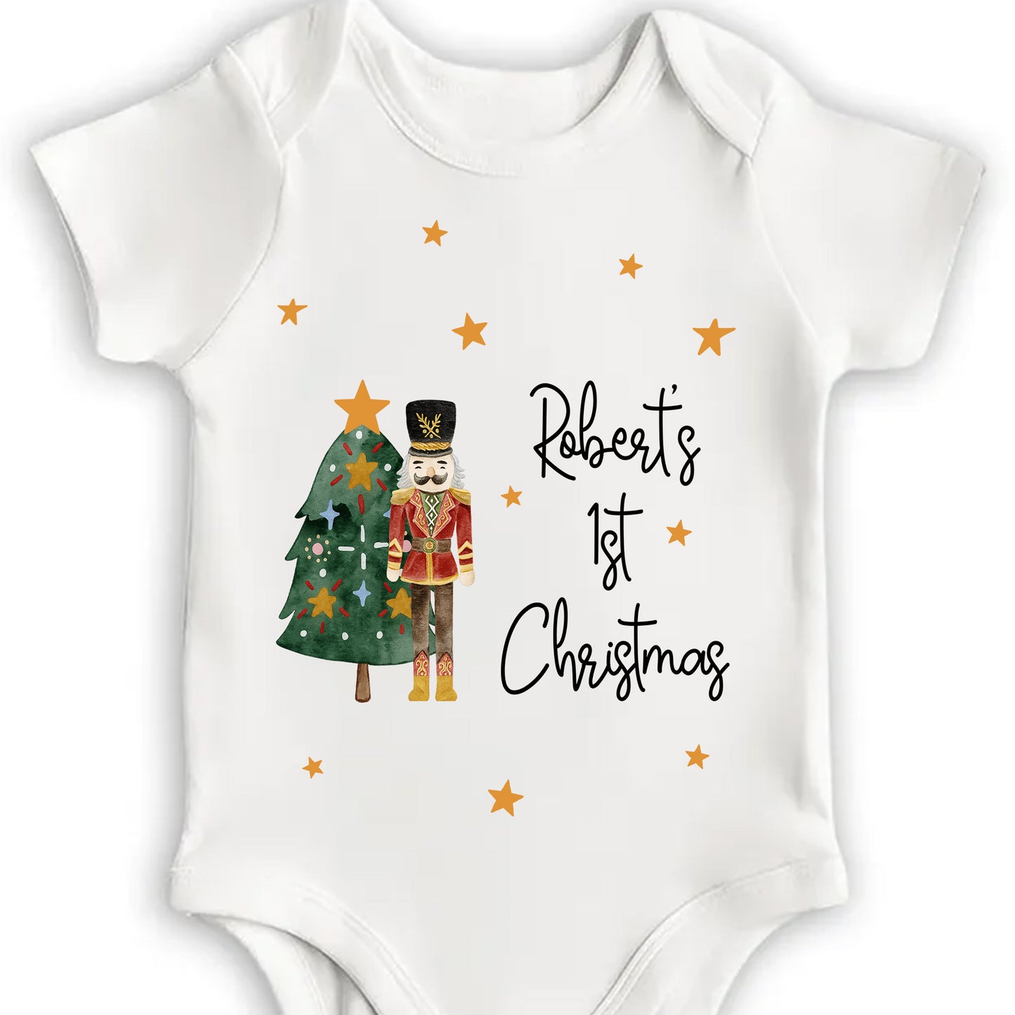 1st Christmas With Nutcracker And Christmas Tree