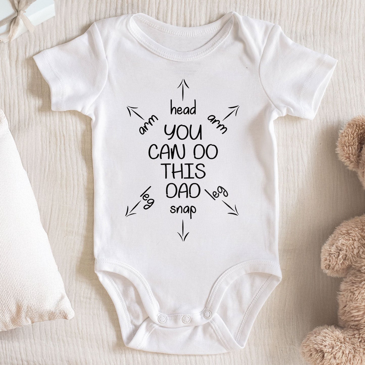 You Can Do This Baby Onesie With Arrows