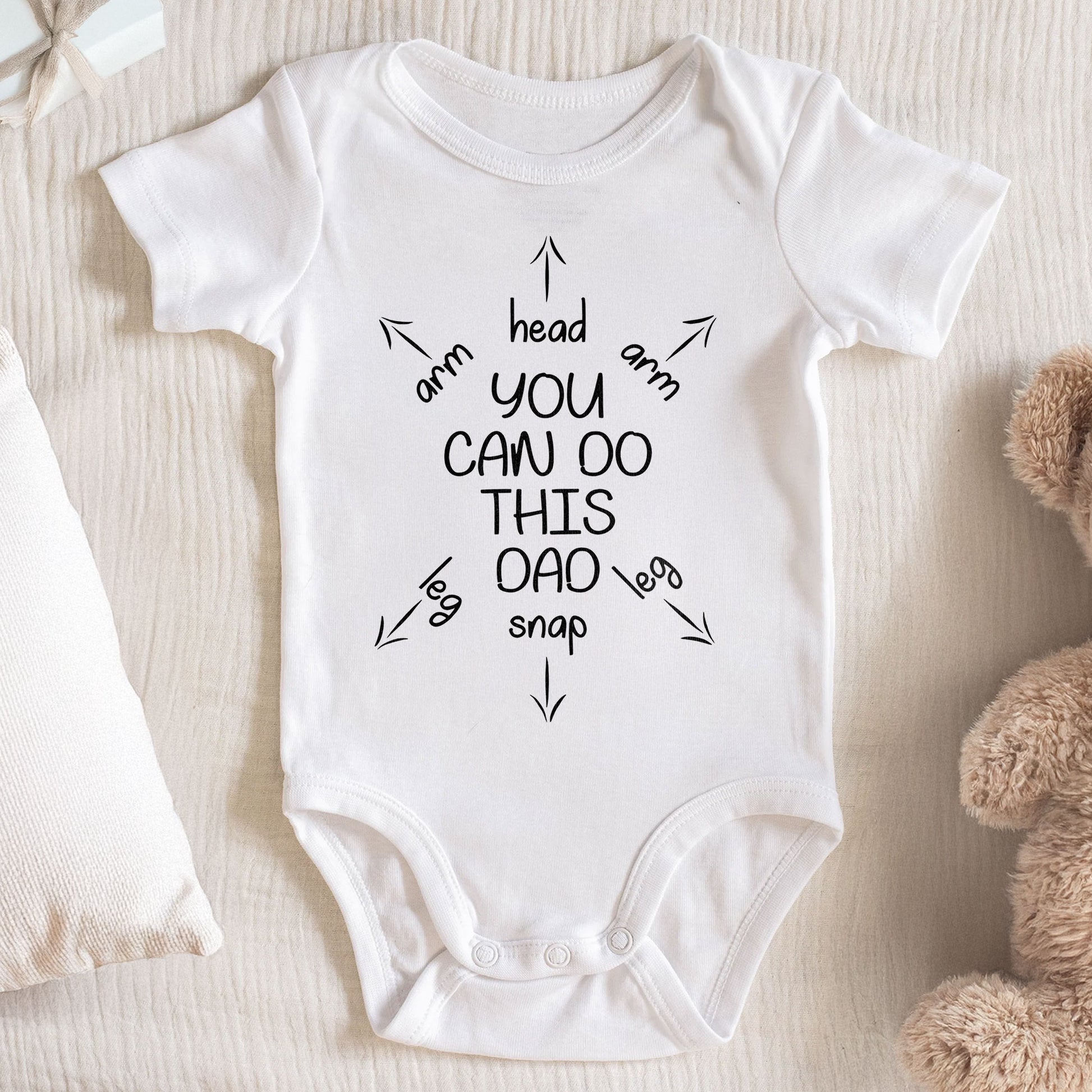 You Can Do This Baby Onesie With Arrows