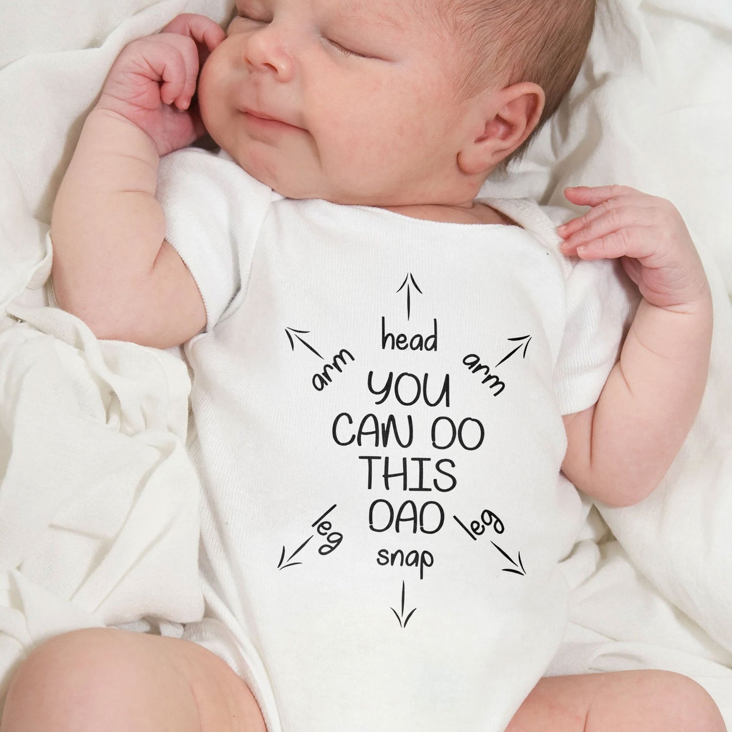 You Can Do This Baby Onesie With Arrows