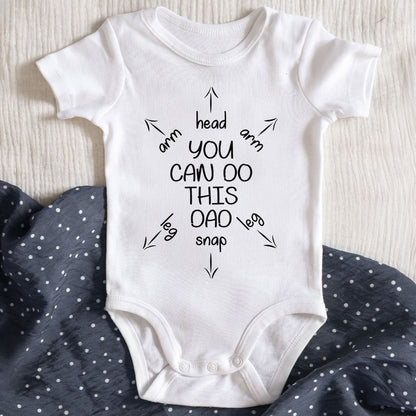 You Can Do This Baby Onesie With Arrows
