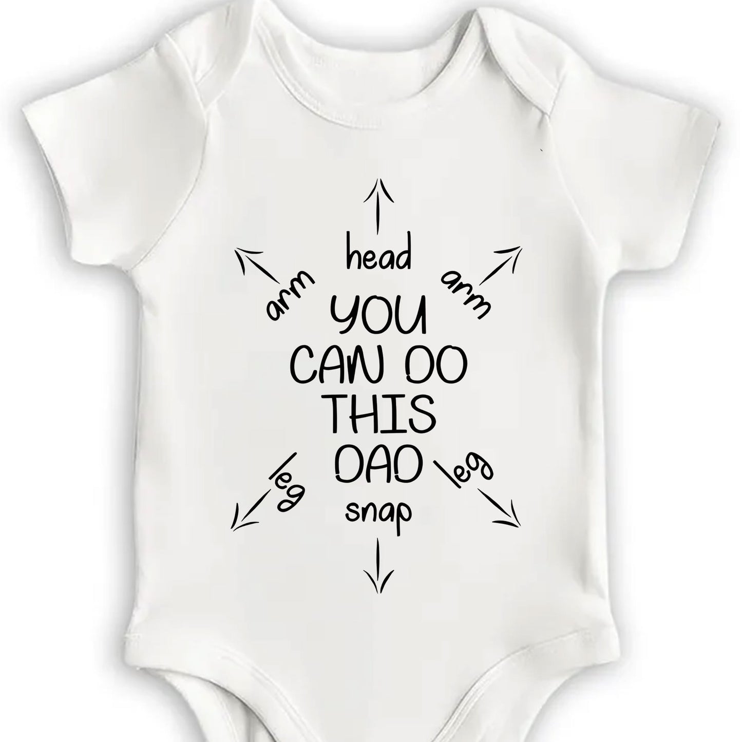 You Can Do This Baby Onesie With Arrows