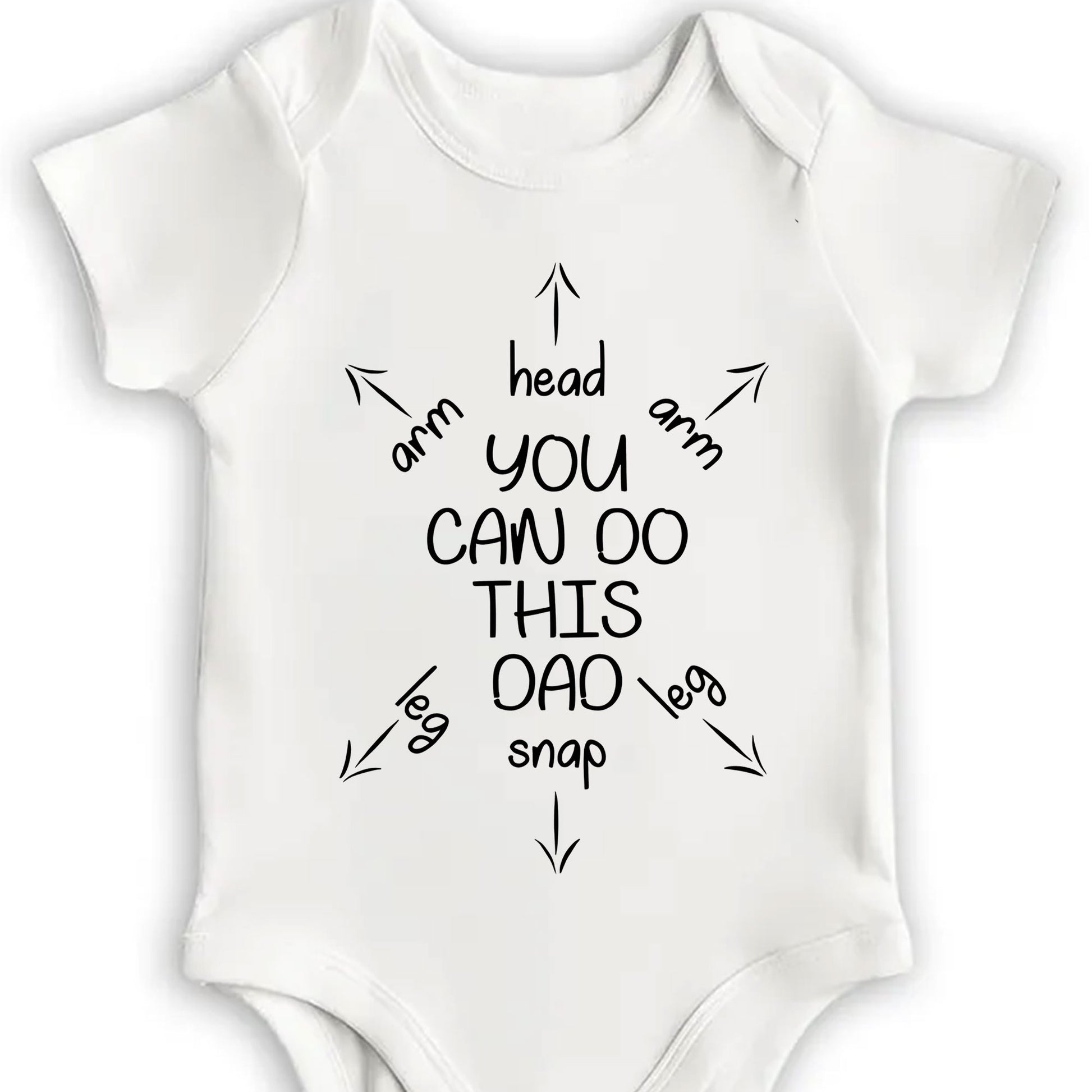 You Can Do This Baby Onesie With Arrows