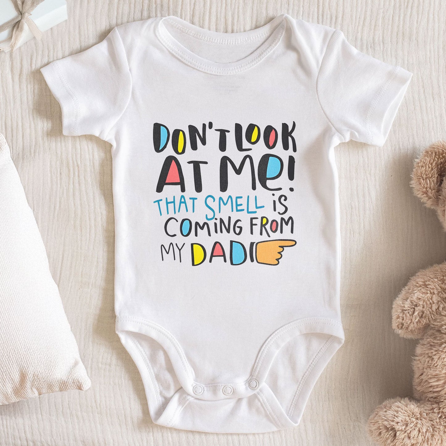 Don't Look At Me! That Smell Is Coming From My Dad