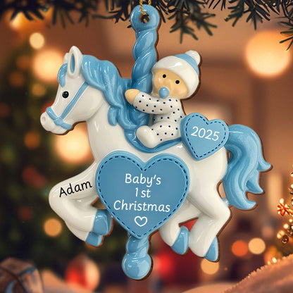 Baby's 1st Christmas Rocking Horse Ornament