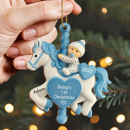 Baby's 1st Christmas Rocking Horse Ornament
