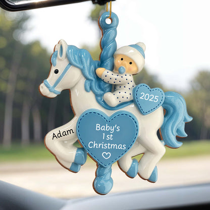 Baby's 1st Christmas Rocking Horse Ornament