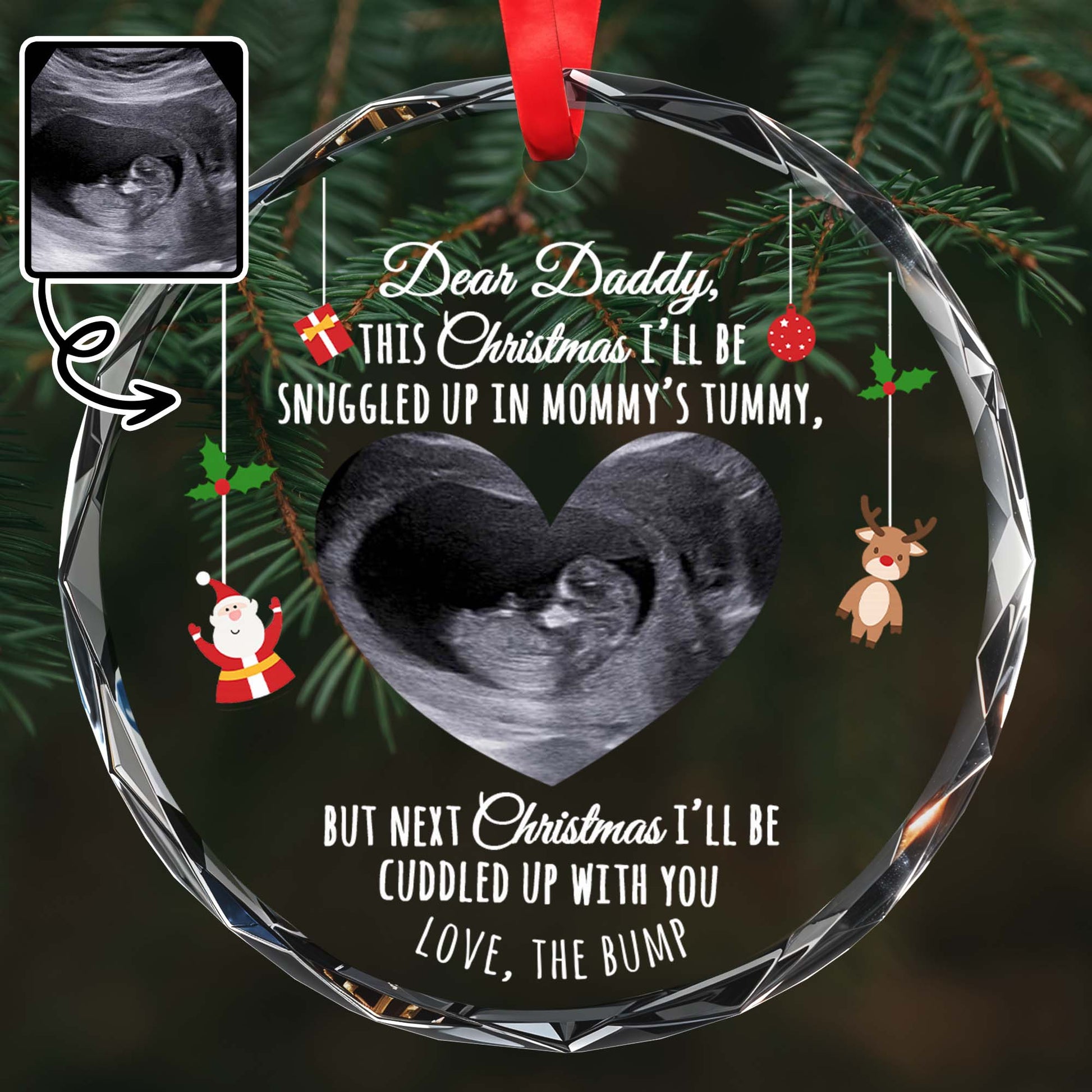 Dear Daddy, This Christmas Snuggled Up, Ultrasound Image