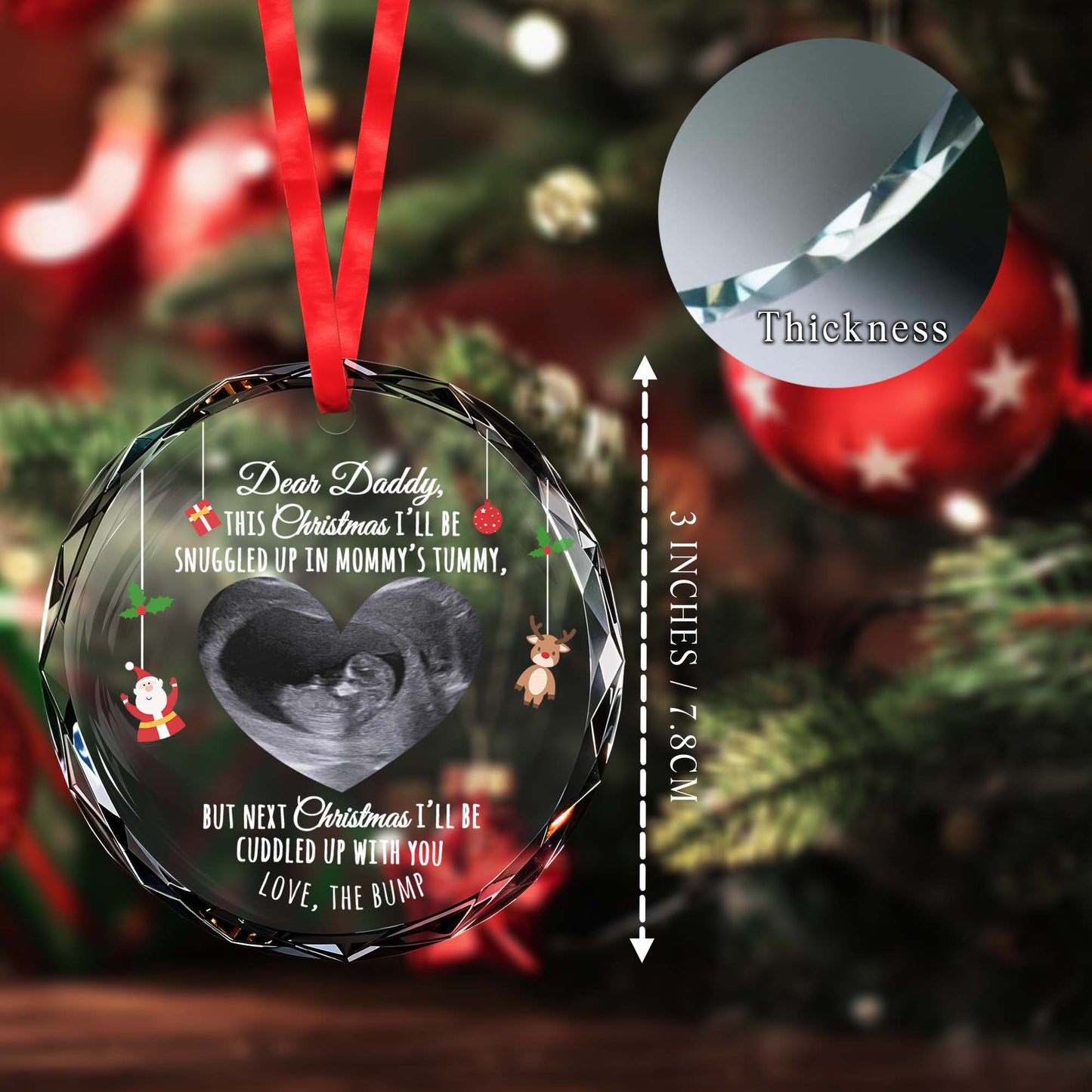 Dear Daddy, This Christmas Snuggled Up, Ultrasound Image