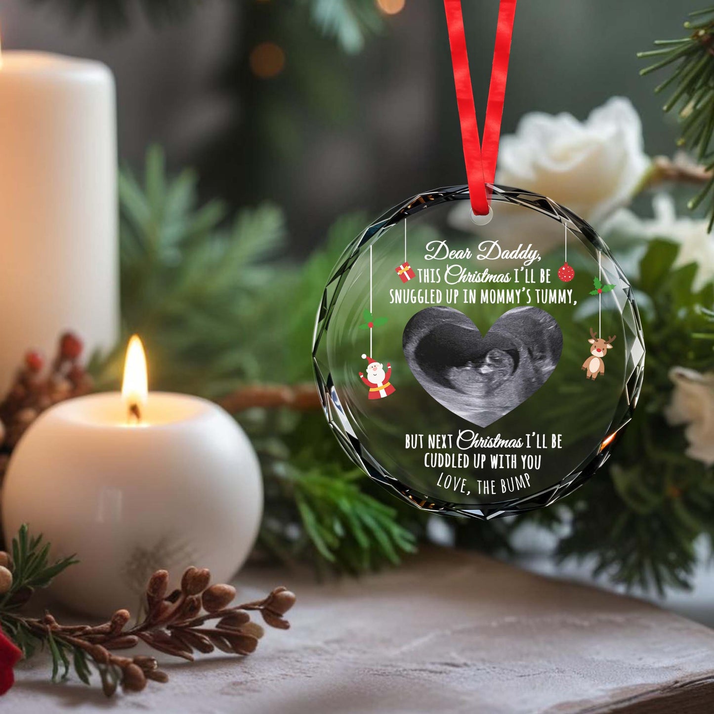 Dear Daddy, This Christmas Snuggled Up, Ultrasound Image