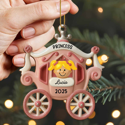 Princess Carriage Personalized Ornament