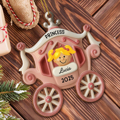 Princess Carriage Personalized Ornament