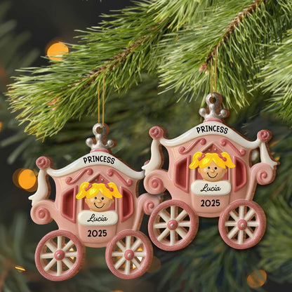 Princess Carriage Personalized Ornament